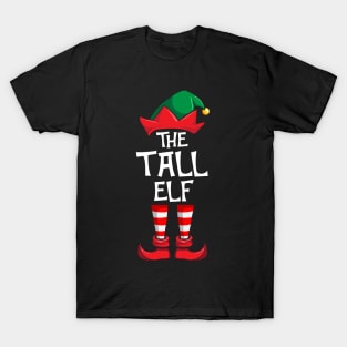 Tall Elf Matching Family Christmas T-Shirt